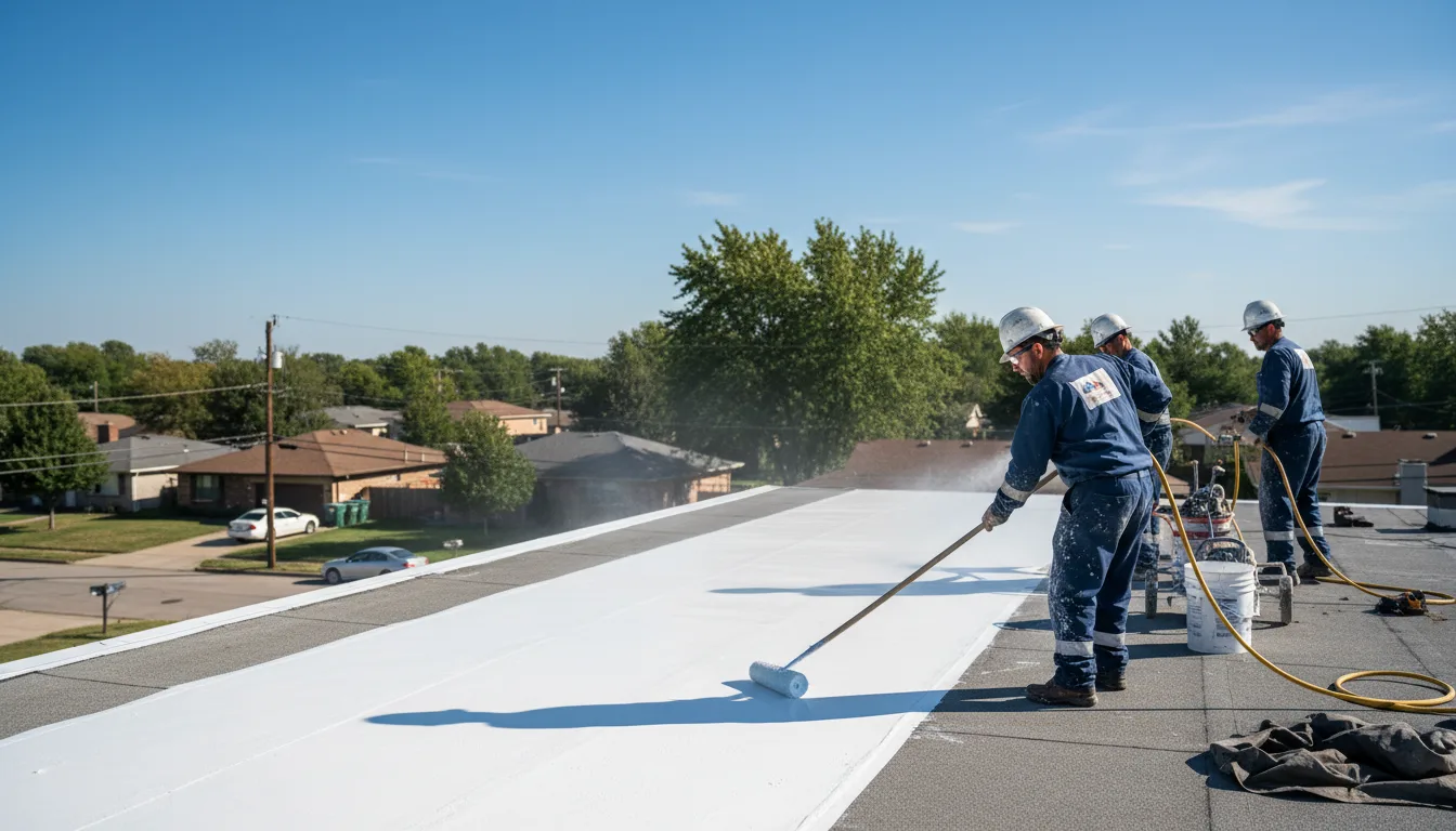 Commercial roof coating in Brinkley, AR near me